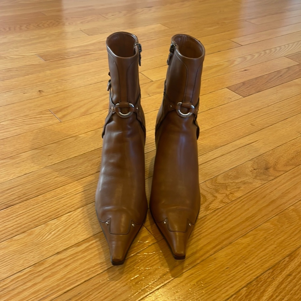 Prada Cowboy Boot Kitten Heel